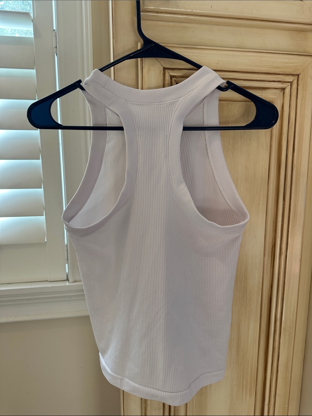 Athleta Ribbed High-Neck Tank Top - White - Picture 2 of 2